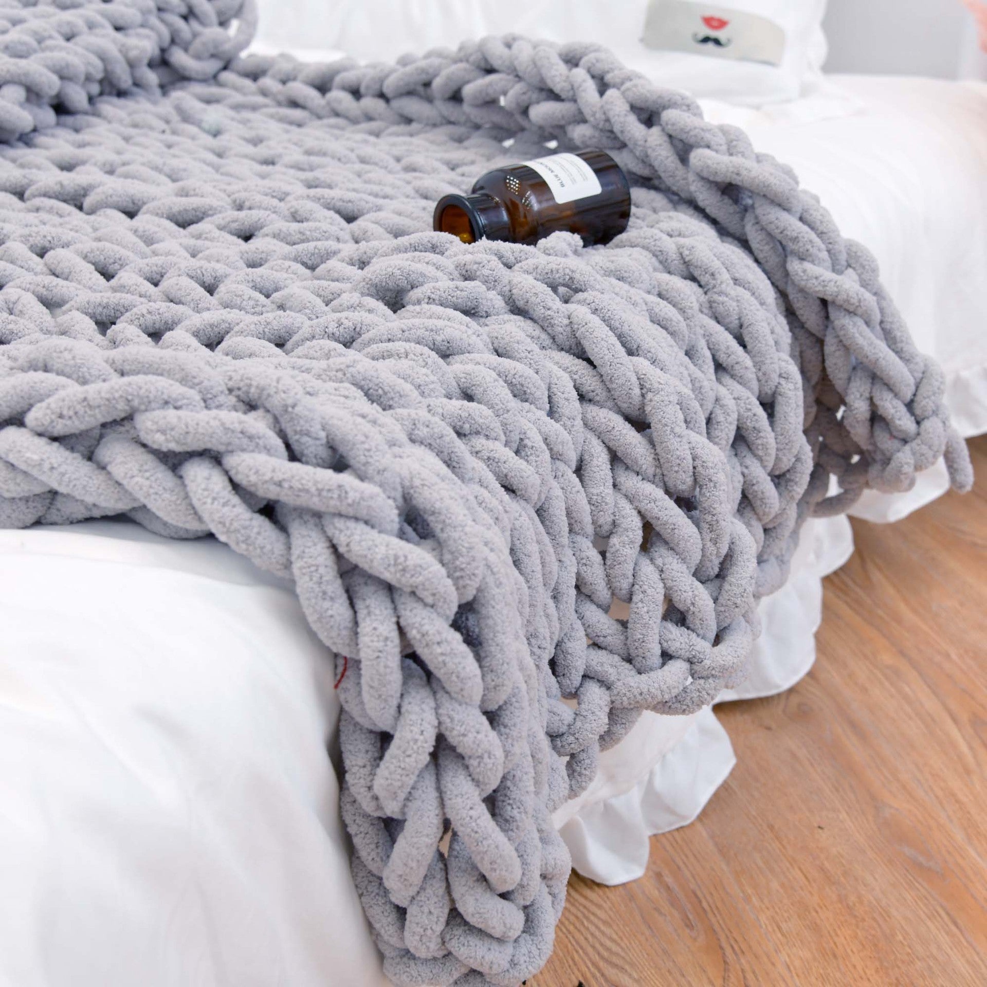 chunky-knitted-blanketblankets-and-throwsliving-simply-house-364439 Blankets and Throws Chunky Knitted Blanket - Living Simply House