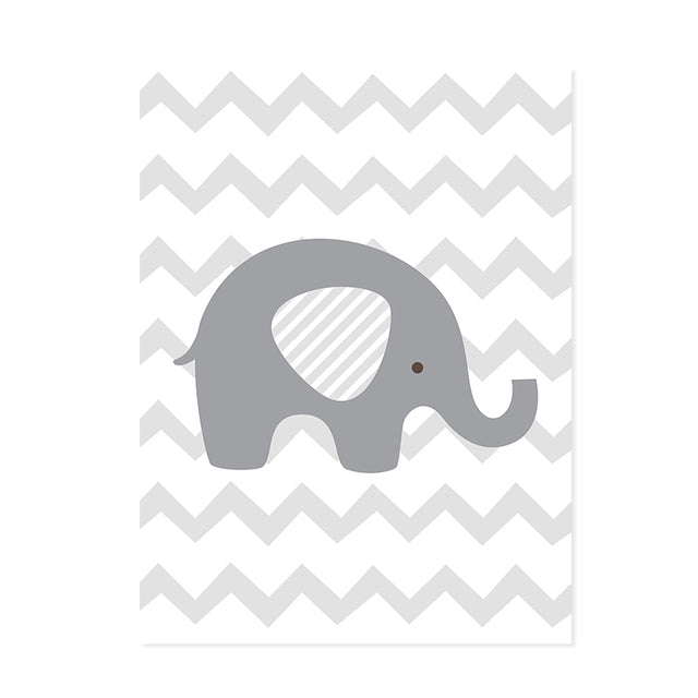 elephant-wall-printschildrensliving-simply-house-140088 Children's Elephant Wall Prints - Living Simply House