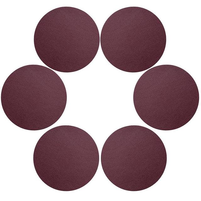 faux-leather-coasters-6pccoastersliving-simply-house-139196 Coasters Faux Leather Coasters (6pc) - Living Simply House