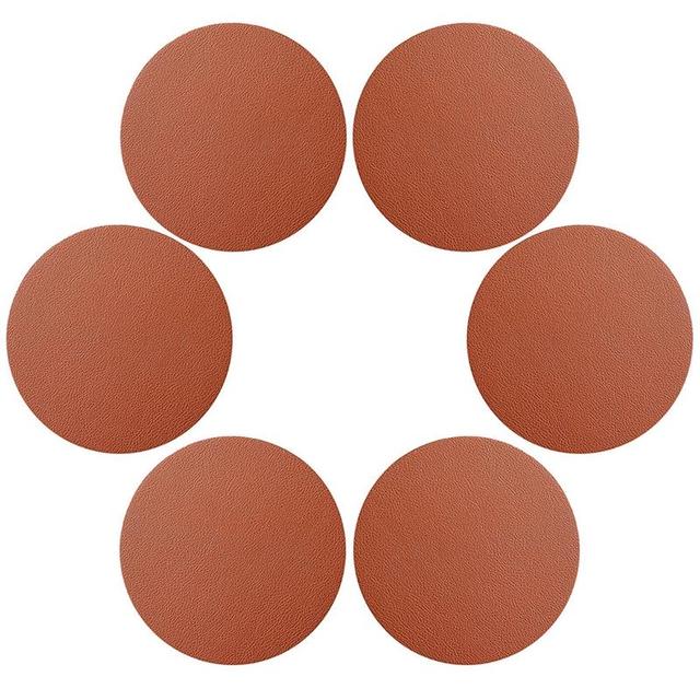 faux-leather-coasters-6pccoastersliving-simply-house-765010 Coasters Faux Leather Coasters (6pc) - Living Simply House