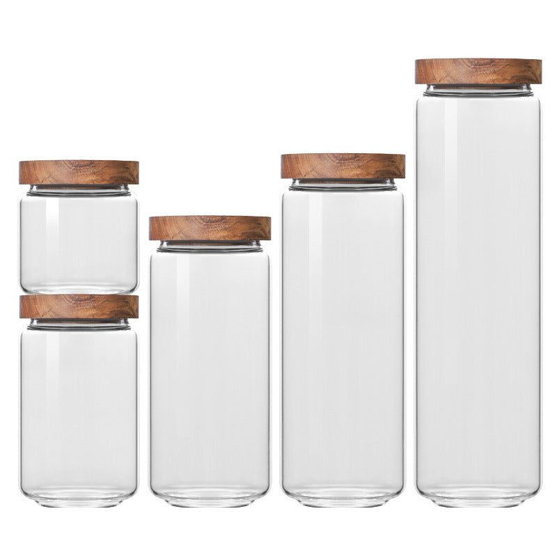 glass-jars-with-wooden-lidskitchenliving-simply-house-135185 Kitchen Glass Jars with Wooden Lids - Living Simply House