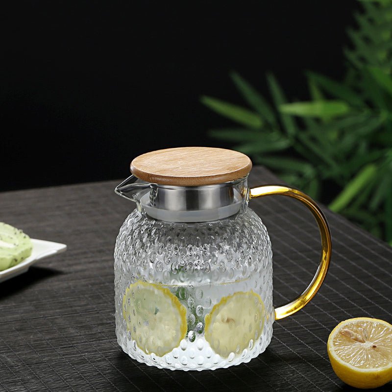 heatproof-stippled-glass-jugdrinkswareliving-simply-house-347266 Drinksware Heatproof Stippled Glass Jug - Living Simply House