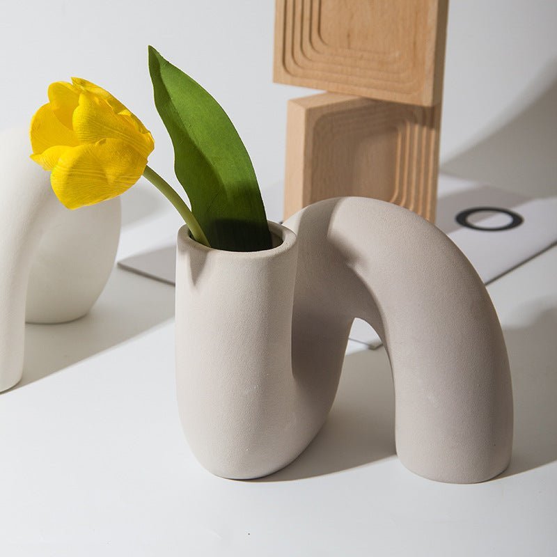 nordic-ceramic-twist-vasevaseliving-simply-house-111437 Vase Nordic Ceramic Twist Vase - Living Simply House