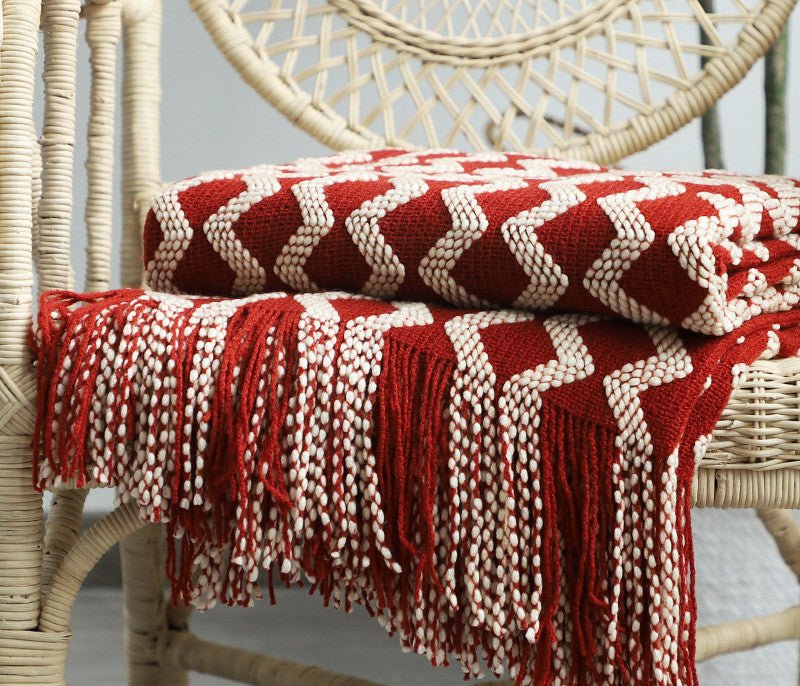 nordic-two-tone-knitted-blanketblankets-and-throwsliving-simply-house-618680 Blankets and Throws Nordic Two-Tone Knitted Blanket - Living Simply House