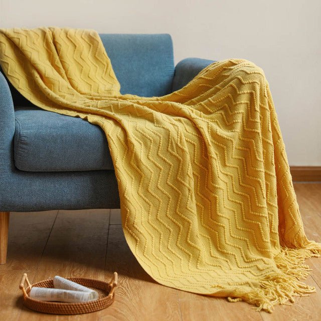 nordic-zigzag-knitted-blanketblankets-and-throwsliving-simply-house-871854 Blankets and Throws Nordic Zigzag Knitted Blanket - Living Simply House