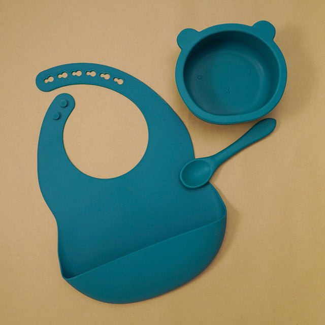 silicone-bear-tableware-and-bibchildrensliving-simply-house-638318 Children's Silicone Bear Tableware and Bib - Living Simply House
