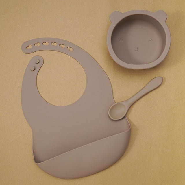 silicone-bear-tableware-and-bibchildrensliving-simply-house-904147 Children's Silicone Bear Tableware and Bib - Living Simply House