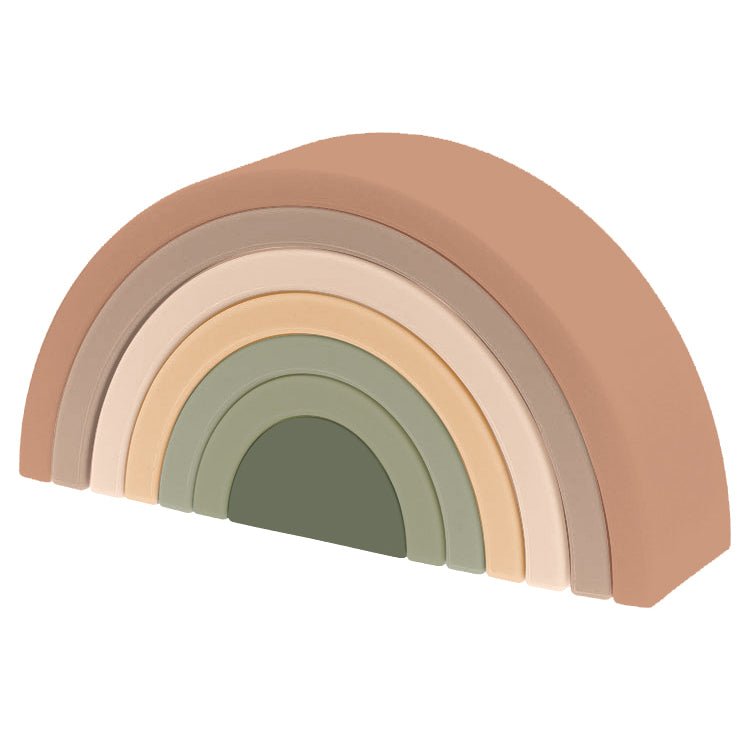 silicone-building-block-rainbowchildrensliving-simply-house-859878 Children's Silicone Building Block Rainbow - Living Simply House