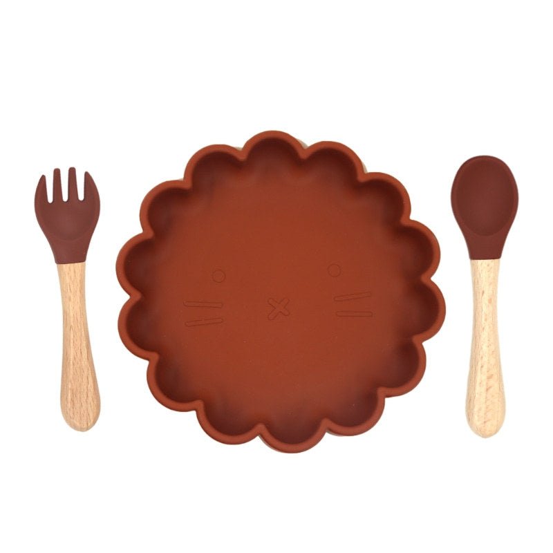 silicone-lion-plateschildrensliving-simply-house-890944 Children's Silicone Lion Plates - Living Simply House
