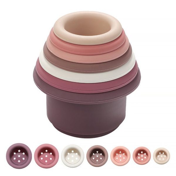 Children's Silicone Stacking Cups - Living Simply House