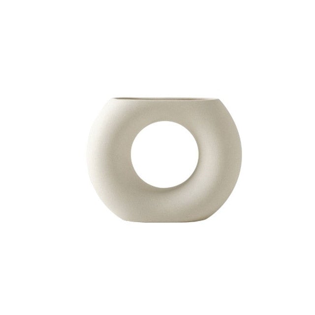 white-ceramic-vase-206682 Vase White Ceramic Vase - Living Simply House